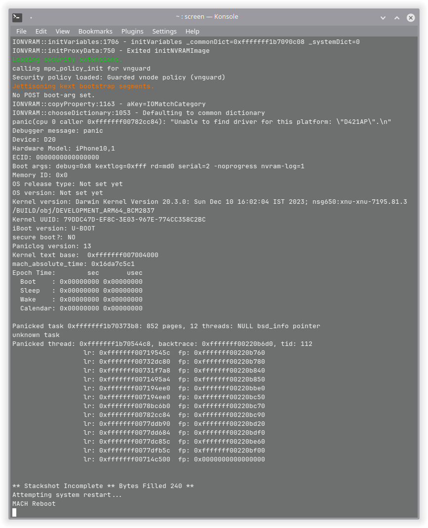 UART output on the Pi 3B+